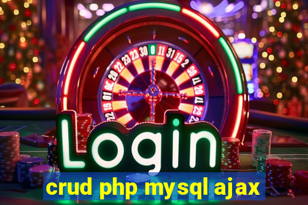 crud php mysql ajax